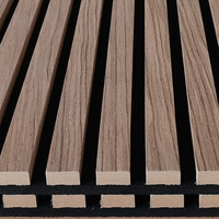 Panneau acoustique en lattes de bois personnalisé, panneau mural absorbant le son pour la décoration intérieure et la réduction du bruit