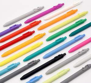 Kaco Alpha Character red heart Ballpoint Pen 0.5mm black ink Plastic Promotion Gift Design Hotel Event business <b>painter</b> Kaco Pen - Product Image 2