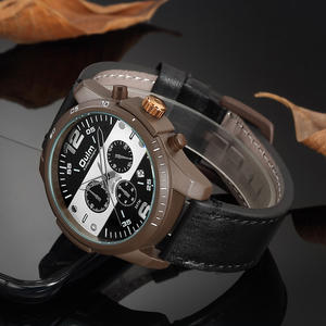 Usine Quartz <span class=keywords><strong>Montre</strong></span> Intelligente Fournisseur Bas <span class=keywords><strong>Prix</strong></span> <span class=keywords><strong>Oulm</strong></span> 3815 En Cuir Véritable Étanche <span class=keywords><strong>Montre</strong></span>-Bracelet Décontractée avec <span class=keywords><strong>Prix</strong></span> Calendrier - Product Image 5