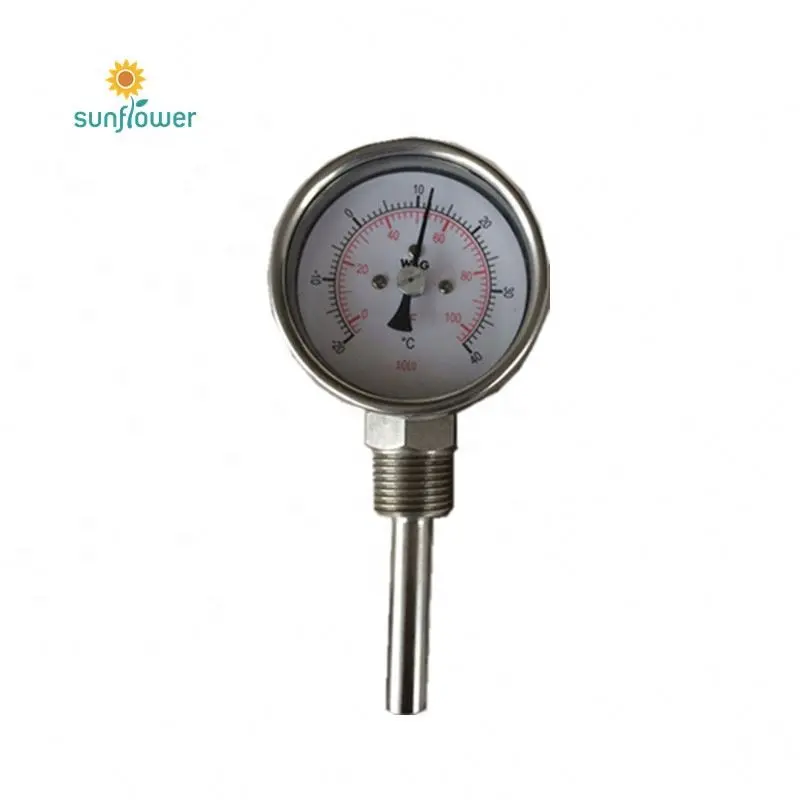 Instrumento industrial QualityWell refrigeración bimetal tira termómetro