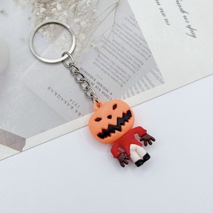 Llavero 3D de PVC de Halloween con figura de calabaza, llavero de personaje de dibujos animados surtido, colgante para bolso, llavero festivo para Halloween - Product Image 6