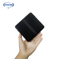 Mini PC pas cher DDR4 SSD HDD Micro ordinateur industriel sans ventilateur Mini PC noir pour entreprise DC 12V Intel Core PC personnalisé