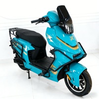 Moteur 1500W, vitesse maximale 80 km/h, moto électrique à deux roues entièrement électrique haute vitesse pour les sports de plein air