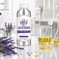 Huile de lavande pure à 100 % en gros, distillée à la vapeur, pour assainisseur de linge, produits de parfum d'intérieur, OEM