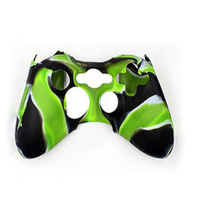 Tùy chỉnh nhà ở vỏ ngụy trang Silicone cao su bảo vệ trường hợp da cho <span class=keywords><strong>Xbox</strong></span> <span class=keywords><strong>360</strong></span> trò chơi không dây điều khiển - Product Image 6