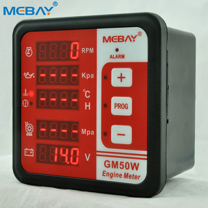 Gm50w Máy bơm nước động cơ đồng hồ đo động cơ + áp lực nước bơm + Điện áp pin + giờ + Chức năng bảo vệ - Product Image 1