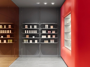Bespoke Wooden Makeup Wall Display <b>Stand</b> Boutique Display Shelf Retail Cosmetic Shops Interior Design - Product Image 4