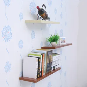Hanging Wall Mounted Wood Partition Board Display Rack Storage Shelf Home Decor