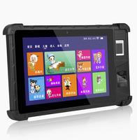 Tablette PC industrielle robuste 8 pouces, Android 4G LTE WIFI, lecteur d'empreintes digitales NFC, scanner d'empreintes digitales FBI, GPS, caméras BT, appels téléphoniques, tablette PC OEM