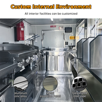 JINLIJING Carrito de Cerveza Eléctrico Equipo de Cocina Interno Personalizado al Aire Libre Duradero Conveniente Autobús de Fiesta Camión de Comida Móvil Remolque