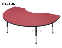 Table d'étudiant moderne réglable et empilable pour gymnases, écoles, événements extérieurs, bureaux à domicile, salons - Usage commercial, garantie 15 ans