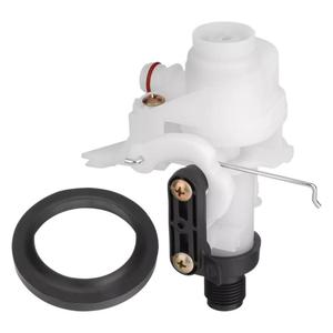 Válvula de descarga 31705 para inodoro Thetford RVAqua Magic V, montada en la pared, control manual de plástico, 14 cm, 12 cm, incluye junta tórica - Product Image 5