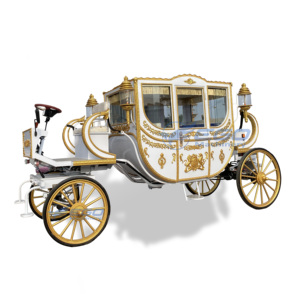 Carruaje Real Europeo de Lujo para Paseos Turísticos al Aire Libre, Vehículo Eléctrico para Bodas y Eventos - Product Image 1
