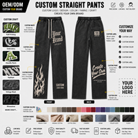 Celana Olahraga Pria Motif Leopard dengan Cetakan Huruf, Pinggang Elastis, Model Baggy Kaki Lebar, Streetwear, Jogger Kasual, Gaya Hip Hop