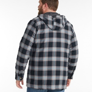 Camisas de Franela a Cuadros y Estampadas de Manga Larga con Botones, Forradas, Aisladas, Estilo Vaquero, Sin Sobreponerse, de Lana, para la Familia, Venta al por Mayor - Product Image 4