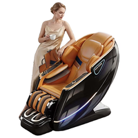 Silla de Masaje Shiatsu Premium SL Track, Gravedad Cero, Masaje Corporal Completo, Control por Voz con IA, Monitoreo de Salud Corporal con Calor