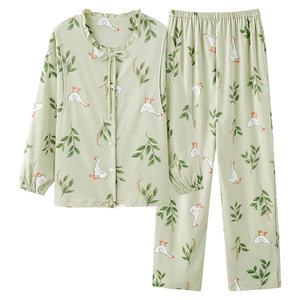 Venta al por mayor Otoño Invierno <span class=keywords><strong>ropa</strong></span> de maternidad <span class=keywords><strong>posparto</strong></span> Primavera Verano traje pijamas para amamantar <span class=keywords><strong>ropa</strong></span> de embarazo en casa - Product Image 5