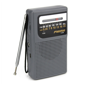 Xách tay mini <span class=keywords><strong>Pocket</strong></span> đài phát thanh phổ biến đa-band hoạt động AM FM có thể điều chỉnh tần số hiển thị được xây dựng trong loa 2AA Pin - Product Image 3
