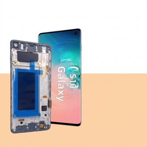 For Samsung for Galaxy <b>S10</b> LCD Touch Screen Assembly Replacement Display with Frame 6.1 Inch G973U G973FD Black - Product Image 1