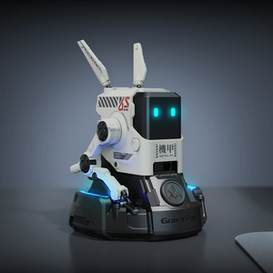 Cargador Rápido GravaStar Alpha65 GaN de 65W, Cargador de Pared USB C con Diseño de Robot Mecha, Adaptador de Corriente de 3 Puertos (2C+1A) para <span class=keywords><strong>MacBook</strong></span>, iPhone, iPad - Product Image 5