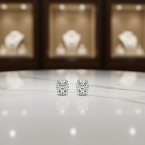 Orecchini a lobo Tiffany & Co. con diamanti, in oro bianco, taglio brillante rotondo, montatura a griffe, gioielli classici da donna per matrimonio - Product Image 2