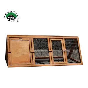 <span class=keywords><strong>Clapier</strong></span> à lapins en <span class=keywords><strong>bois</strong></span> Jardin Extérieur Bunny House Triangle Cage en <span class=keywords><strong>bois</strong></span> avec maille - Product Image 2