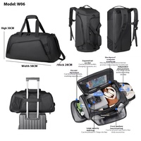 Sac Tendance 2025 Sac de sport multifonctionnel Fitness Trolley Bag Dry Wet Separation Double-Back Travel Bag for Swimming Training