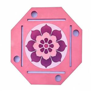 Jeu <span class=keywords><strong>de</strong></span> Mahjong Américain Personnalisé avec Tuiles Flottantes en Éponge, 160 Tuiles, Plateau Sculpté à 3 Couches et Jeu <span class=keywords><strong>de</strong></span> Cartes, Portable pour Voyage - Product Image 4