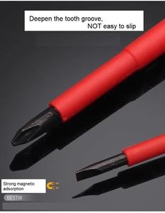 Juego de Herramientas Aisladas VDE Certificadas, 8 Piezas, Juego de Destornilladores de Seguridad Aislados de 1000V para Electricistas - Product Image 5