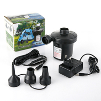 Pompe à gonfler/dégonfler les pneus électrique M4 AC-015 DC12V/AC230V avec jauge analogique, 3 embouts, garantie de 12 mois