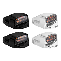 Luces de freno de señal de giro LED traseras para motocicleta E-Mark para Harley Dyna Street Bob FXDB 00-17 Softail Fat Boy 00-25