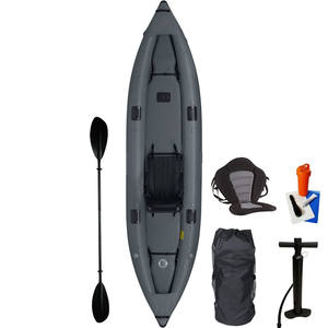 <span class=keywords><strong>Kayak</strong></span> Inflable Ligero para <span class=keywords><strong>2</strong></span> Personas con Asientos con Marco y Tecnología Drop Stitch para Pesca - Product Image 1