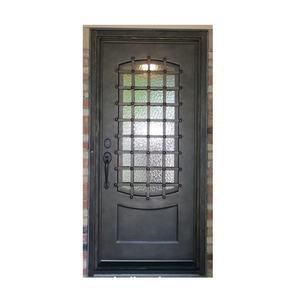 Iron Single <b>Door</b>/Simple Wrought Iron <b>Door</b> Design <b>for</b> House Thermal Break - Product Image 1