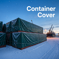 Bâche de toit toutes saisons pour conteneur 20FT/40FT, auvent de conteneur maritime, bâche de chargement à dessus ouvert, couverture de conteneur résistante aux intempéries