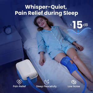 Portable Ice Therapy Machine Cold Compression <strong>Recovery</strong> System with Quiet Pump and Timer for Knee Shoulder Ankle Care - Product Image 5