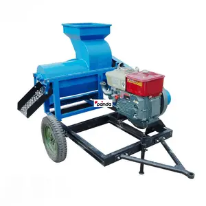 Manual corn thresher machine for shelling corn / hand operated corn sheller