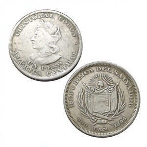 Moneda Conmemorativa de 1 Peso (Colon) de <span class=keywords><strong>EL</strong></span> SALVADOR de 1896, Estilo Antiguo, Regalos, Decoración del Hogar - Product Image 3