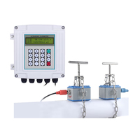 Débitmètre de chaleur d'eau, débitmètre à ultrasons Portable, dispositif de mesure, débitmètre à ultrasons