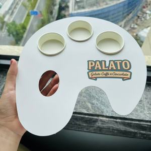 <span class=keywords><strong>Internet</strong></span> người nổi tiếng cốc giấy cho mini Ice Cream Cone với antidrip khay Ice Cream Palette chủ thẻ đĩa tùy chỉnh - Product Image 1