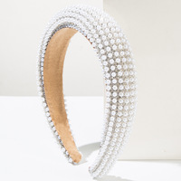 Serre-tête de luxe scintillant en strass pour femme, bandeau multicolore géométrique en forme de cœur, accessoires de mode pour cheveux de soirée