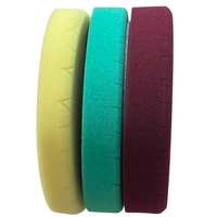 Tampon de polissage en mousse verte à coupe lourde pour plateau de support de 7 pouces (180 mm), tampon éponge de lustrage pour polisseuse de voiture