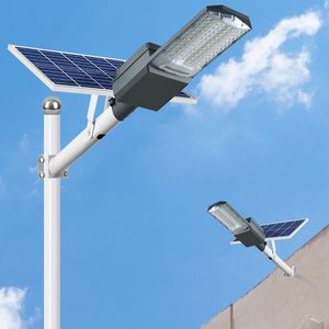 ไฟถนนโซลาร์เซลล์ LED IP67 กันน้ำ โครงอะลูมิเนียมอัลลอย พร้อมรีโมทคอนโทรล ใช้เซลล์แสงอาทิตย์แบบโมโนไซร์โคป - Product Image 2