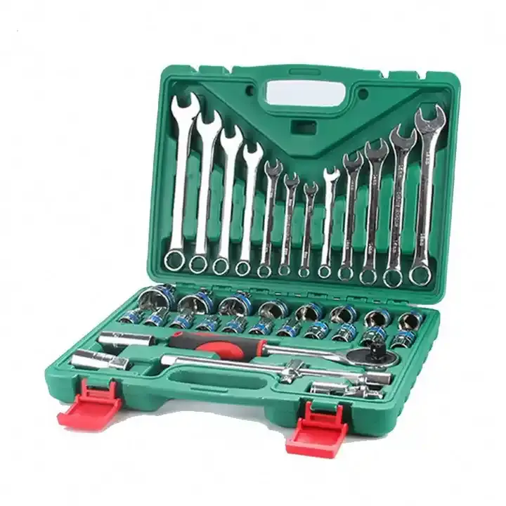 Wholesale Heavy Duty Hand Tool Portable 61 pcs Auto Car Repair Kit Ratchet Socket Wrench Set With Blow
