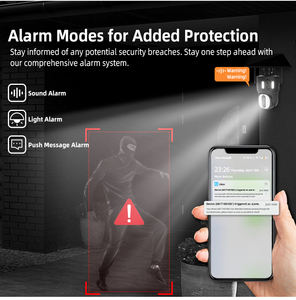 Ubox הגעה חדשה באיכות גבוהה סולארית Ccctv מערכת 4g אבטחה חיצונית עם wifi וידאו בית חווה מודל אזעקה AOP-AD300 - Product Image 6