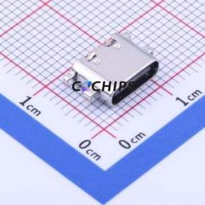 TYPE-606-1.6-T3 USB Connector SMD Connector ( Connector Type: Type-C )( Gender: Female )( Mounting Type: Sink Board ) - Product Image 1