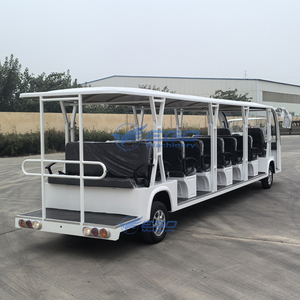 Vente en gros de voitures électriques à 4 roues pour adultes, 72V, 8 à 23 places, bus touristique, bus de navette - Product Image 5