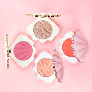 Single Blush Palette Feines gebackenes Pulver Natürliches, leichtes, glattes, mischbares Pulver-Verbessert und definiert Formen und Funktionen