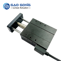 GAOGONG GCA2 Actionneur linéaire miniature à répétabilité de 0,001 mm, encodeur absolu, servomoteur de haute précision, plateau linéaire (2 kg), garantie 1 an