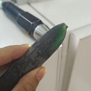 Piedra Preciosa Sintética sin Cortar 157 #   Espinela de color verde, materia prima para la fabricación de piedras preciosas sueltas. - Product Image 5