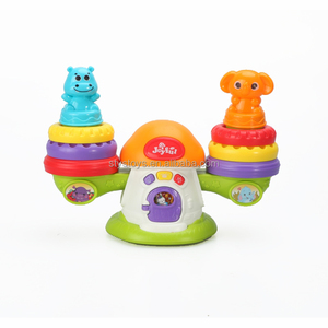 Jouet à empiler Anneau préféré des bébés Jouet à empiler et à équilibrer Totter Jeu d'équilibre musical Jugetes Para Ninos - Product Image 6